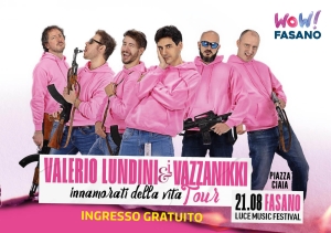 WOW! FASANO: Valerio Lundini &amp; i Vazzanikki “Innamorati della vita Tour”