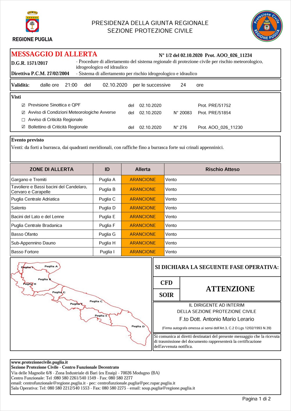 20201002 1637 MessaggioAllerta 001 1 Pagina 1