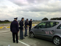 allarme bomba centro commerciale auchan 30-01-11 2