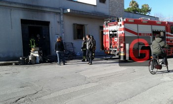 VIA OMERO - INCENDIO GARAGE ANZIANI CONIUGI ARGENTIERI 2