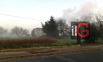 incendio abitazione rurale via marconi 3