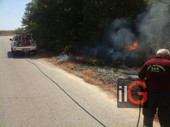 incendio ser protezione civile mesagne 1