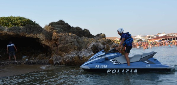 polizia acquascooter