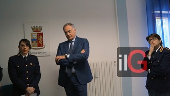 questore masciopinto maurizio con commissario rosalba cotardo 1