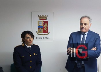 questore masciopinto maurizio con commissario rosalba cotardo 2