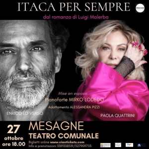 Enrico Lo Verso e Paola Quattrini al Teatro comunale di Mesagne domenica 27 ottobre