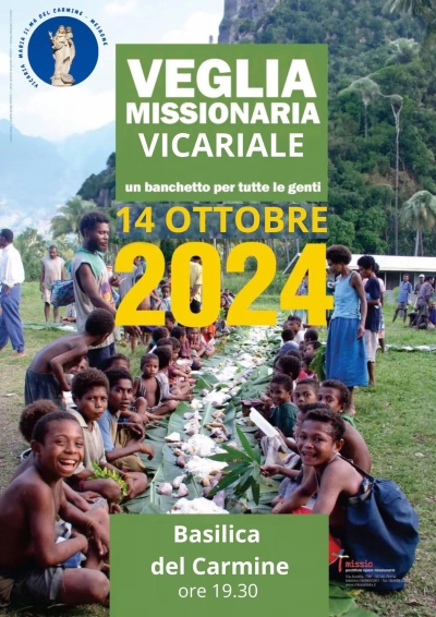 Veglia Missionaria Vicariale questa sera presso la Basilica del Carmine di Mesagne