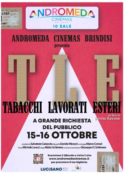 A GRANDE RICHIESTA NUOVA PROGRAMMAZIONE DEL ​ DOCUFILM: TABACCHI LAVORATI ESTERI