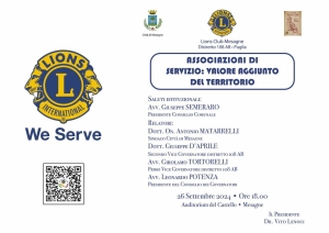 Lions Club Mesagne - &quot;Associazioni di servizio: Valore aggiunto del territorio&quot; Mesagne 26 settembre 2024