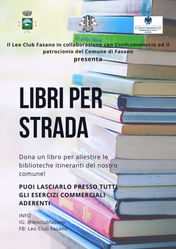 Il Leo Club e i Libri per strada