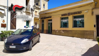 Pistola e munizioni occultate sul terrazzo di casa. Un arresto dei Carabinieri di Mesagne