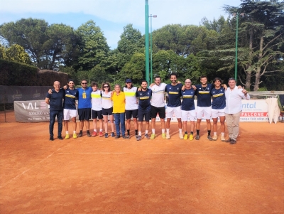 IL C.T. “DINO DE GUIDO” MESAGNE CENTRA LA PROMOZIONE IN SERIE B1 MASCHILE DI TENNIS