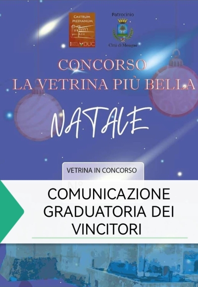 La vetrina di Natale più bella, venerdì 10 marzo la premiazione al Comune di Mesagne