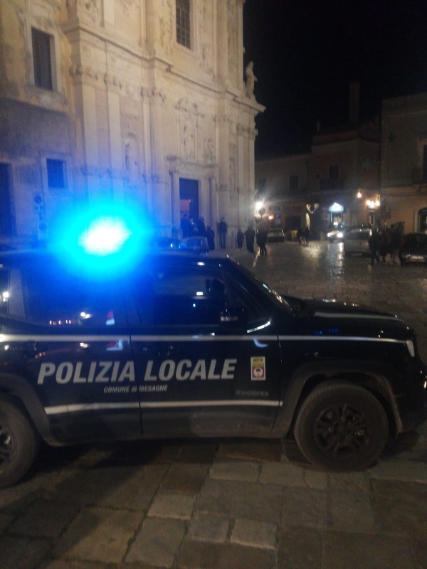 Mesagne. Controlli della polizia locale nei riti pasquali