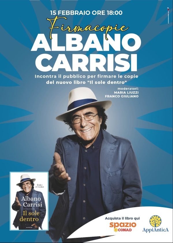 Albano al Centro Commerciale AppiAnticA di Mesagne 