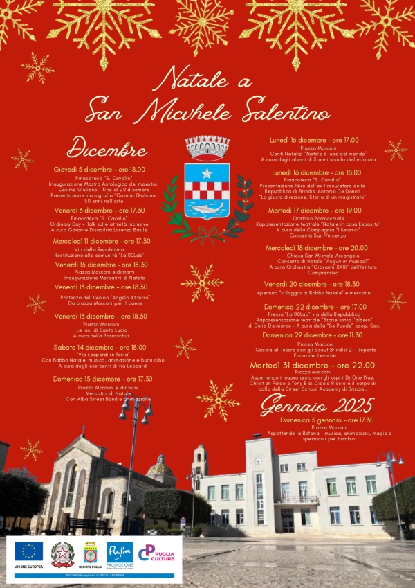 IL PROGRAMMA DEGLI EVENTI “NATALE A SAN MICHELE SALENTINO”