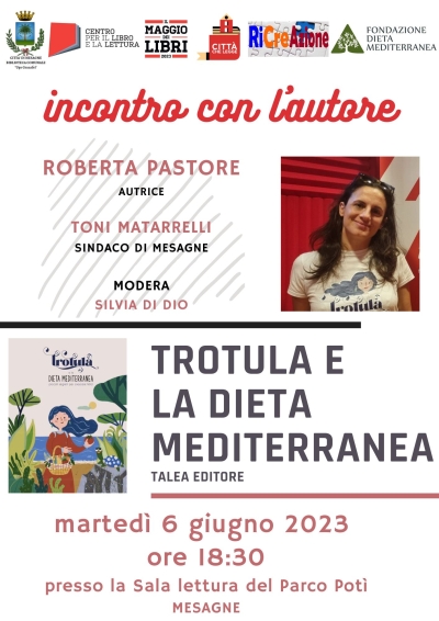 Trotula e la Dieta Mediterranea. Incontro con l’autrice Roberta Pastore