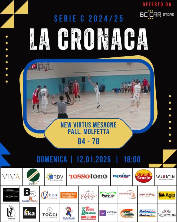 ROSSOTONO MESAGNE-CLEAN UP MOLFETTA 84-78