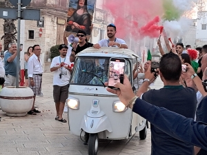 CAROVIGNO IN FESTA PER IL SUO CAMPIONE OLIMPICO PAOLO MONNA