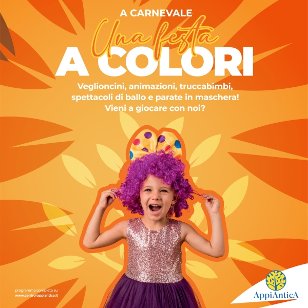 Carnevale al Centro Commerciale AppiAnticA tra veglioncini, musica e tanto divertimento