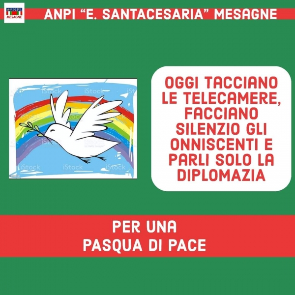 Anpi. Oggi tacciano le telecamere  e parli la diplomazia