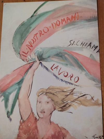 1° Maggio. &quot;Spezza il tuo bisogno e la tua paura di essere schiavo, il pane è libertà, la libertà è pane&quot;