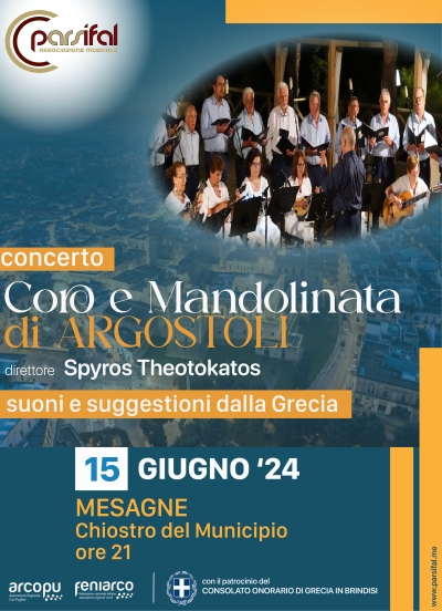 Il Concerto del Coro e Mandolinata di Argostoli a Mesagne