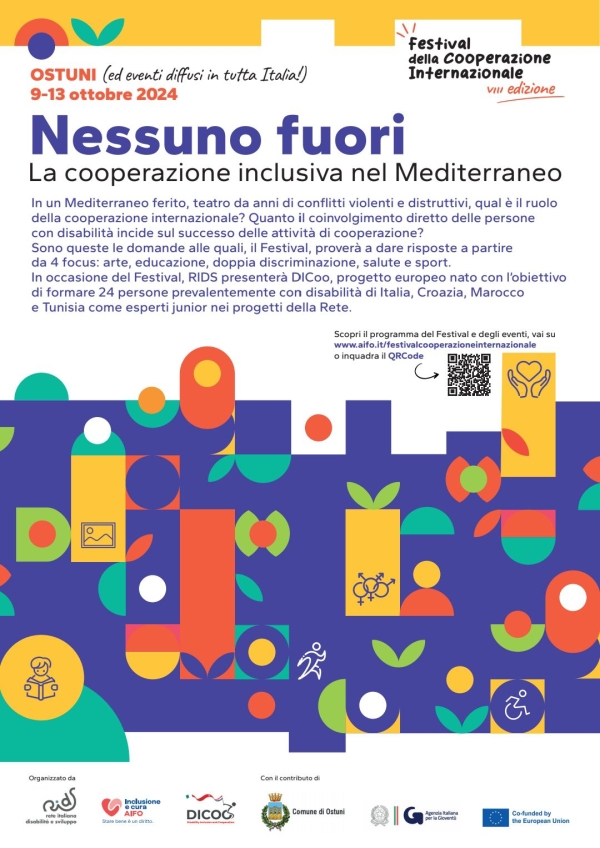 Ad Ostuni, dal 9 al 13 ottobre 2024, la VIII edizione del Festival della Cooperazione Internazionale