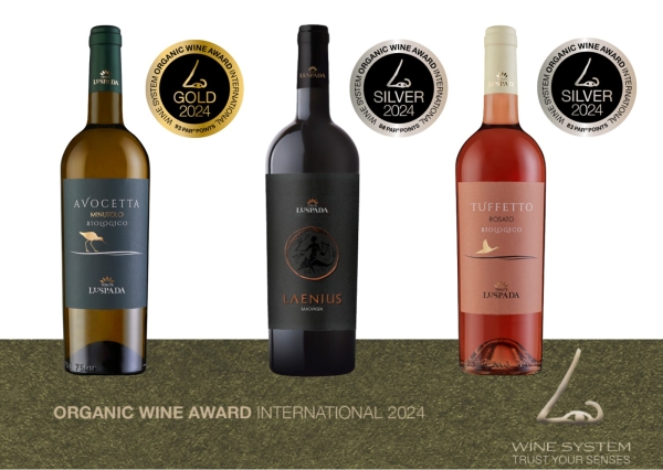 ALL’ORGANIC WINE AWARD INTERNATIONAL DI GERMANIA  ANCORA UN SUCCESSO DEI VINI DI TENUTE LU SPADA