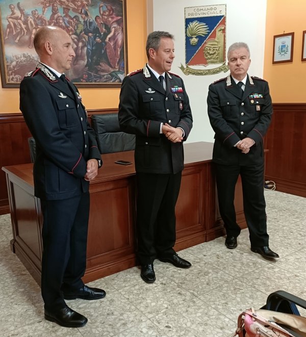 Ancora e Arpino nuovi ufficiali del comando carabinieri di Brindisi