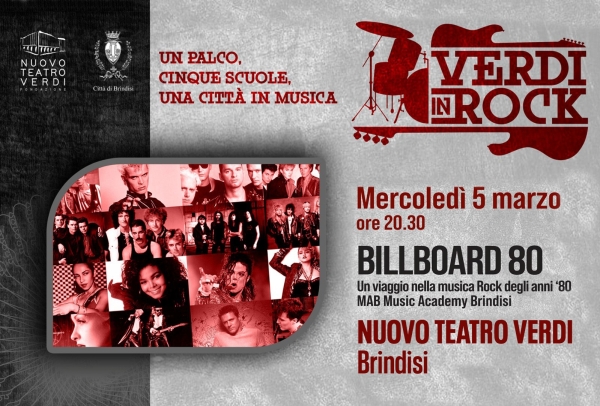 “BILLBOARD 80”: AL VERDI IL DECENNIO D’ORO DEL ROCK