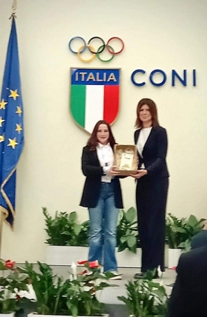 La cavallerizza Anita Martellotta premiata al Coni