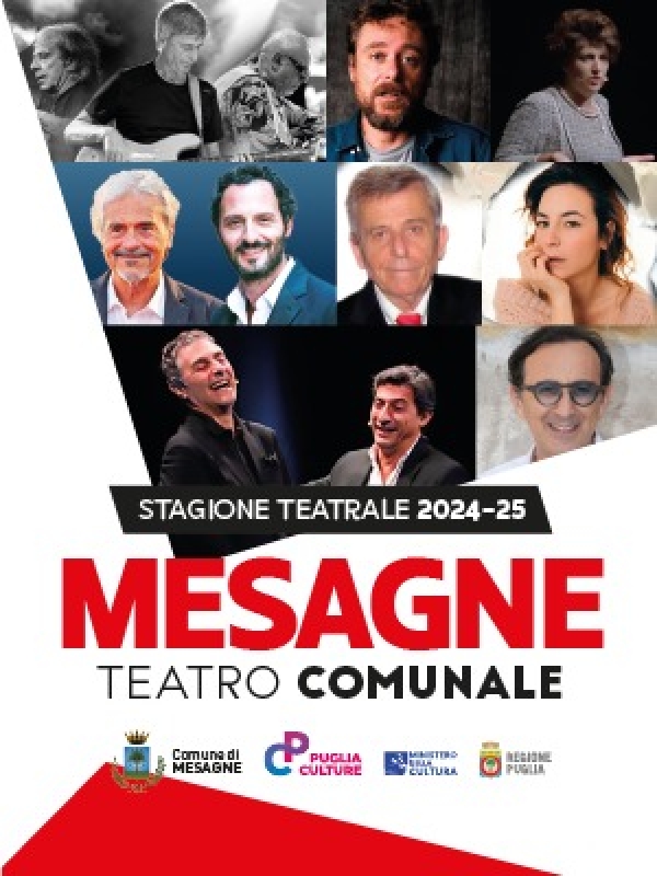 Stagione teatrale 2024/2025. Teatro comunale di Mesagne