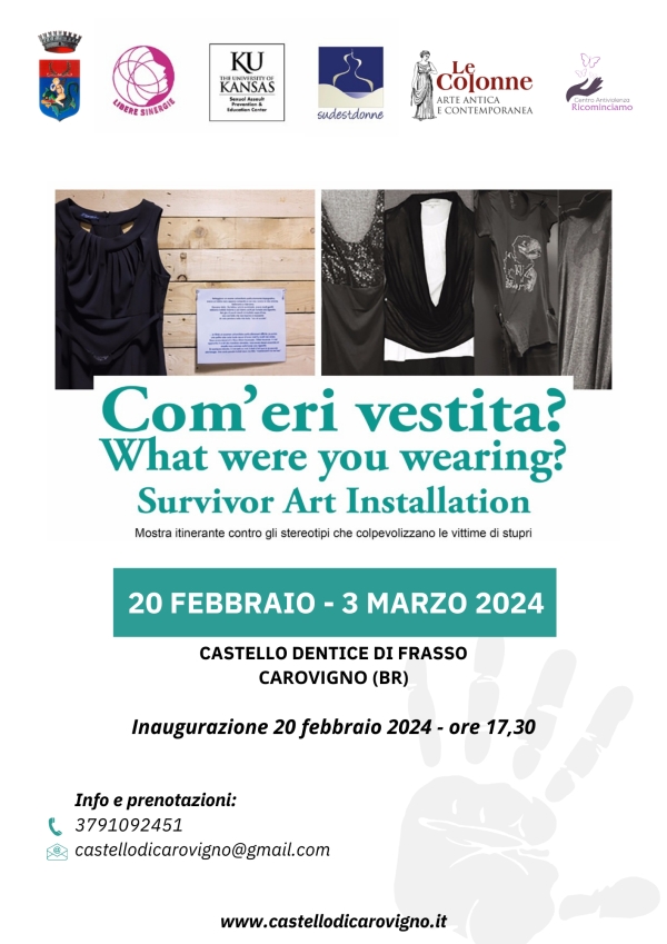 Arriva la mostra itinerante “Com’eri vestita?” presso il Castello di Carovigno