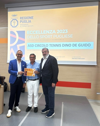 Al Dino De Guido” Mesagne e a Ludovica Casalino il premio “Eccellenza Pugliese 2023”