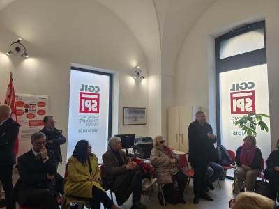 INAUGURATO A BRINDISI LO SPORTELLO SOCIALE CGIL SPI E AUSER