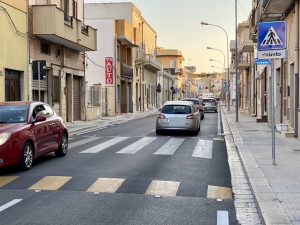 Via Brindisi con i nuovi dossi