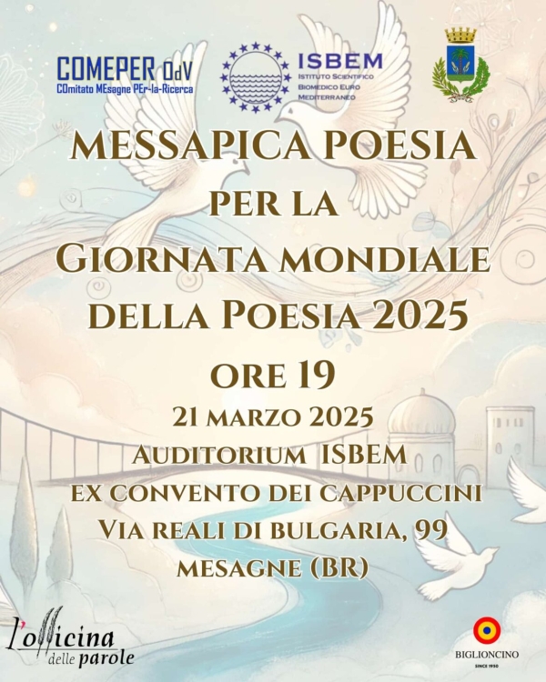 MESSAPICA POESIA per la Giornata Mondiale della Poesia 2025