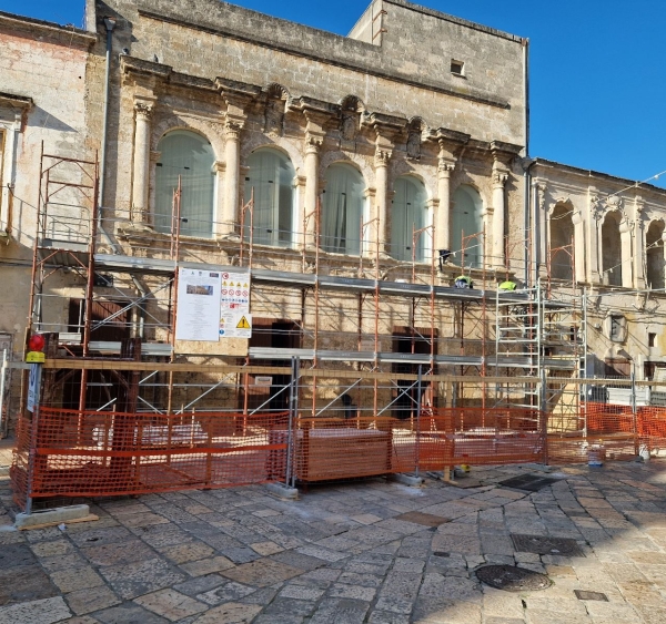 Partiti i lavori di restauro e rifunzionalizzazione del Palazzo del Sedile