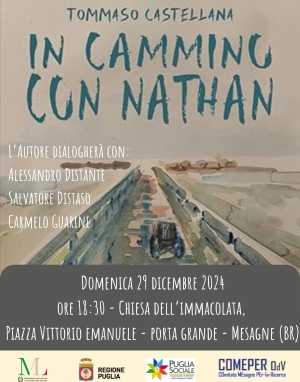 &quot;In Cammino con Nathan&quot;: oggi evento letterario a Mesagne