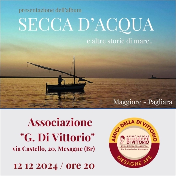 12 dicembre. Presentazione del disco “Secca d’acqua”