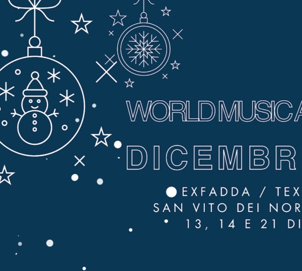 World Music Academy, gli appuntamenti di dicembre all&#039;ExFadda e al Teatro TEX  