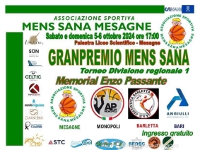 Mensa Sana Mesagne. Torneo di basket per ricordare Enzo Passante