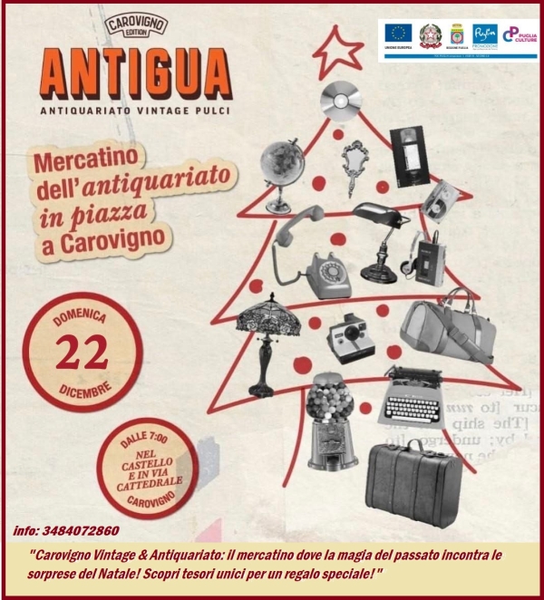 Natale al Mercatino di Antiquariato e Vintage di Carovigno