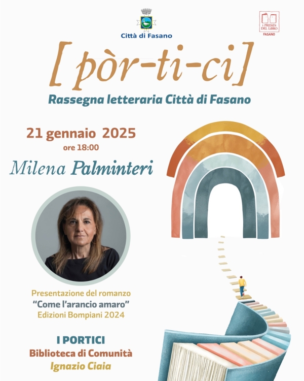 Milena Palminteri alla Biblioteca di Comunità per la rassegna “Pòr-ti-ci”