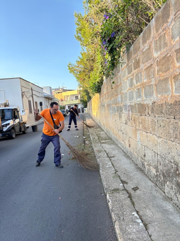 Prima e dopo la pulizia.