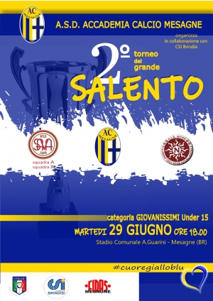 Asd Accademia calcio Mesagne. 2°Torneo del Grande Salento