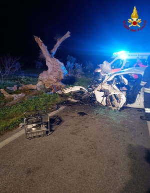 Donna rimasta ferita in incidente stradale