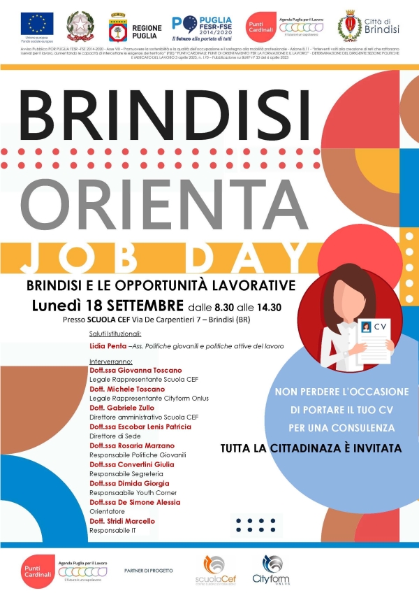 Parte il Progetto Brindisi Orienta