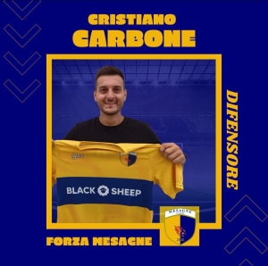 CRISTIANO CARBONE È UN NUOVO GIOCATORE DEL MESAGNE CALCIO